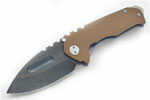 Medford Knives Praetorian Genesis G D2 Drop Point Knife Blk