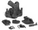 Alien Gear Holsters SSHK0833RHR1 ShapeShift Core Carry Pack S&W M&P Shield 45 Black Polymer