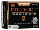 40 S&W 165 Grain Hollow Point 20 Rounds Speer Ammunition