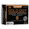 45 ACP 230 Grain Hollow Point Short Barrel 20 Rounds Speer Ammunition