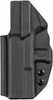 C&G HOLSTERS 045100 Covert IWB Compatible With for Glock G43 Kydex Black