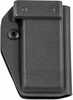 C&G HOLSTERS 243100 Universal Single Mag Holder Compatible With for Glock 9/40 Double Stack Kydex Black