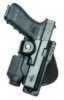 Fobus GLT17 Tactical Belt Fits Glock 17/22/31 w/Tactical Light or Laser Polymer Black