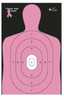 Action Target Inc B27ENPT100 B-27E Shoot For The Cure Paper 23" X 35" Silhouette Black/Pink/White 100