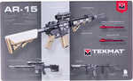 Beck TEK LLC (TEKMAT) 42AR15WPD AR-15 Weapons Platform Design Door Mat 25" X 42" Multi-Color