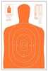 Action Target Inc B-27E-Orange 100 Economy Hanging Paper 23" X 35" Silhouette Orange Pack