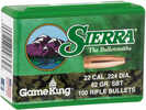 Sierra 9362 Gameking Bullets .224 62 Gr Spitzer Boat Tail (SBT) 100 Box
