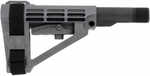 SBTACT Sba4 Gry W/6 POS Carbine Ext