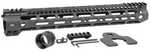 Midwest Industries MICRLW14 Combat Lightweight M-Lok Handguard AR-15 Black Hardcoat Anodized 6061-T6 Aluminum 14"