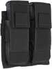 TACSHIELD (Military Prod) T3602Bk Universal Double Pistol Mag Pouch Black 1000D Nylon