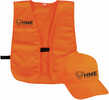 HME Vest/Cap Combo One Size Fits Most Orange Polyester