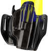 Bianchi Allusion Assent Pro-Fit 450 Black Leather Holster W/Laminate Liner Belt Right Hand