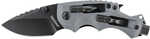 Kershaw 8720 Shuffle DIY 2.40" Folding Drop Point Plain Black Oxide 8Cr13MoV SS Blade GFN Gray Handle