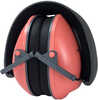 Radians Ls0830Cs Lowset Earmuff 21 Db Over The Head Coral Ear Cups With Black Headband Adult