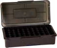 Battenfeld Hinge-Top Ammo Box 40 S&W 45 ACP 357 Mag Black High Density Polymer 50Rd