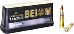 7.62 x39 123 Grain FMJ 20 Rounds BELOM Ammunition