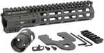 Midwest Industries MINF925 Night Fighter 9.25" M-LOK Black Hardcoat Anodized Aluminum Includes Barrel Wrench, Nut, & 5 S