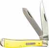 Old Timer 94OTY Gunstock Trapper Folding Knife Yellow