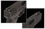 Truglo TG131GT1 Brite-Site TFO Low Set Fits Glock 17/19/22/23/24/26/27/33/34/35/38/39 Tritium/Fiber Optic Green Front/ R