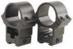B-Square High Aluminum Weaver Style Scope Rings With Black Finish Md: 27056