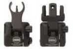 LWRC Sight Set Folding Skirmish BUIS Black Picatinny