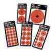 Birchwood Casey 33901 Target Spots Self-Adhesive Paper 1" Bullseye Orange 36 Per Page 10 Pages Pack