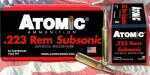 223 Rem 77 Grain Hollow Point 50 Rounds Atomic Ammunition Remington