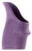Hogue 18206 HandAll Beavertail Grip Sleeve Fits Glock 42/43 Textured Rubber Purple