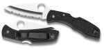 Spyderco Folding Knife With Plain Edge & Black Nylon Handle Md: C88PBK