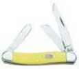 Case Knife Yellow Handle Medium Stockman