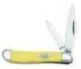 Case Knife Yellow Handle Peanut