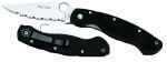 Spyderco Military Clip Point Folding Knife With Black Handle Md: C36GSE