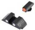 Night Fision GLK00103OGWG Sight Set Square for Glock 17/17L/19/22-28/31-35/37-39 Tritium Green w/Orange Ou