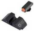 Night Fision GLK00107OZX Sight Set Square Front/U-Notch Rear for Glock 17/17L/19/22-28/31-35/37-39 Tritium Green