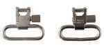 Uncle Mikes 1" Quick Detach Nickel Sling Swivels For Ruger® Autos/Carbines Md: 14622