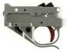 Timney Triggers 1022-2C-16 Replacement Ruger 10/22 Single-Stage Curved 2.75 lbs Silver/Red