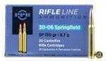 30-06 Springfield 150 Grain Soft Point 20 Rounds Prvi Partizan Ammunition