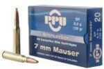 7x57mm Mauser 139 Grain Jacketed Soft Point 20 Rounds Prvi Partizan Ammunition