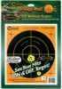 Caldwell 555050 Orange Peel Self-Adhesive Paper 5.5" Bullseye Orange/Black 50 Pack