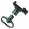 Uncle Mikes 21101 Rifle Swivels Picatinny Attachments 1" Push Button Quick Detach Black