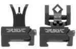 Troy SSIGIARSMBT BattleSight Micro Set HK Front/Round Rear Weapons w/Raised Top Rail Picatinny Mount Aluminum Black