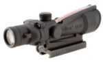 Trijicon 100154 ACOG TA11H-308 3.5x 35mm Obj 28.9 ft @ 100 yds FOV Black Dual Illuminated BDC 308 Horseshoe Red