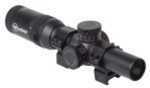 Firefield FF13022 Rifle Scope 1-6x 24mm Obj 100.4-16.7 ft @ 100 yds FOV 30mm Tube Black Matte Finish Illuminated Red/Gre