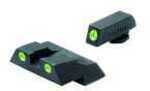 Meprolight 10226O Tru-Dot Night Sight Set Fits Glock 26/27 Tritium Green Front/Orange Rear Black