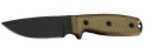 Ontario Knife Co Rat-3 1095 Serrated W/Black Sheath