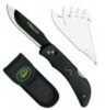 Outdoor Edge Ro10c Razor Pro Folder 3.5" 420j2 Stainless Razor/zipper Black