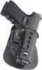 Fobus GL2E2RPL Evolution Belt Roto Paddle LH Fits Glock 17/19/22/23/34/35 Plastic Black