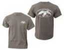 Duck Commander DCShirtCWL White Logo Charcoal T-Shirt Med Cotton