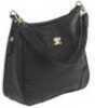 Bulldog BDP010 Hobo Style Purse Shoulder Universal Handgun Leather Black