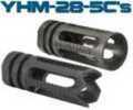 Yankee Hill 285C1 Phantom 223 Rem/5.56 NATO Flash Hider with Smooth Endcuts 1/2"-28 tpi Black Steel